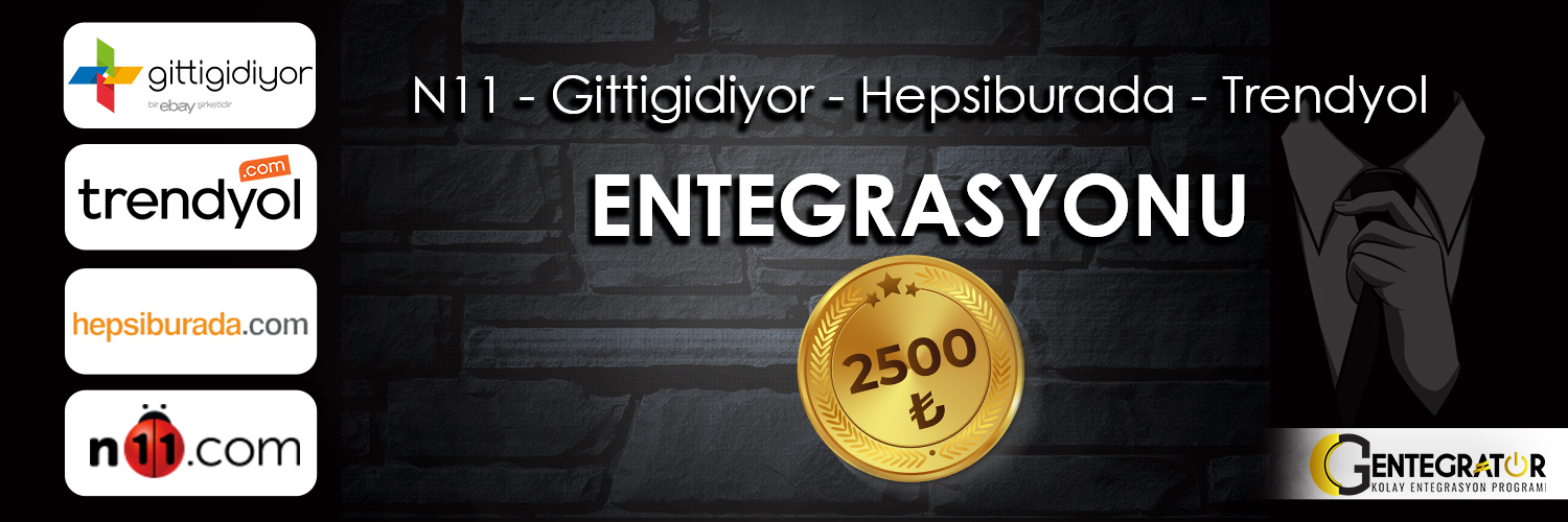 E-Ticaret Karınızı Arttıracak Entegrasyon Programları Gentegrat%C3%B6r-2500-TL